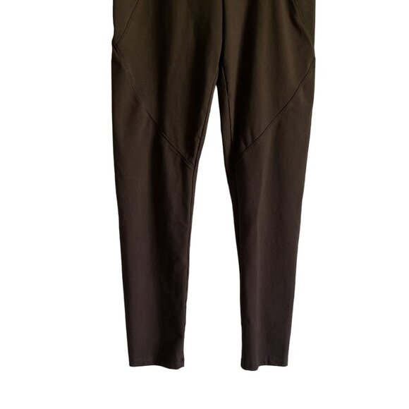 Women With Control Athleisure High-Waist Brown Workout Yoga S Leggings Pockets - Picture 4 of 8